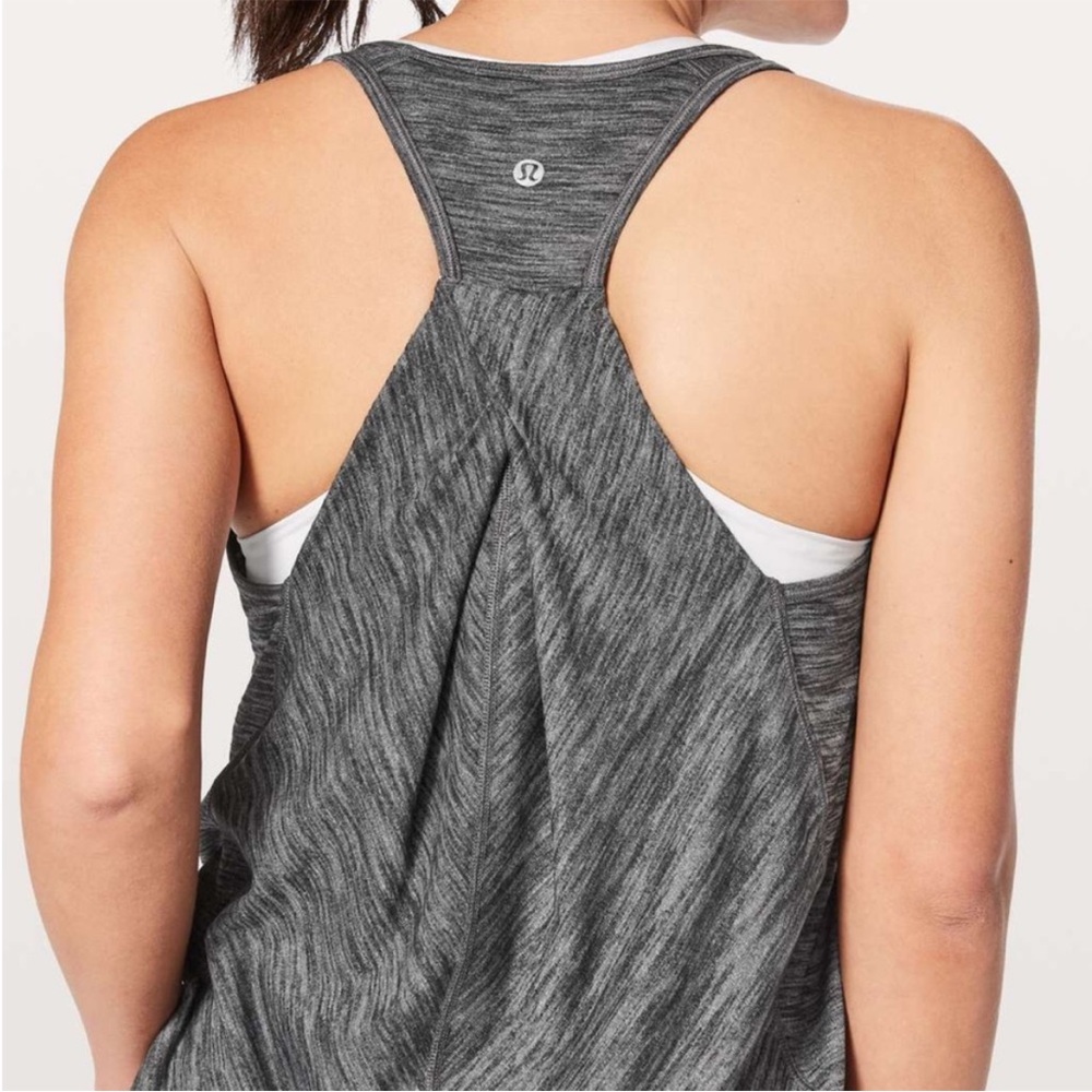 Lululemon Size 10 Grey Essential Tank Athletic Workout
